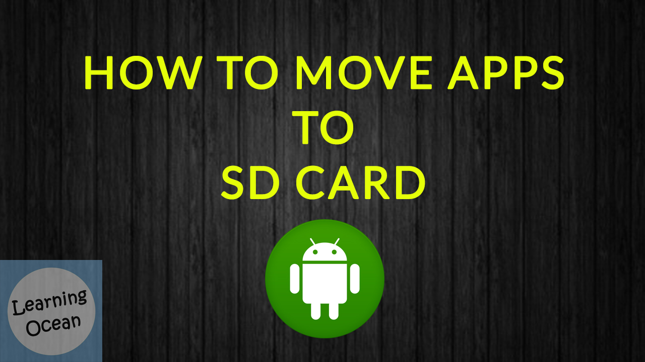 Install apps onto sd card
